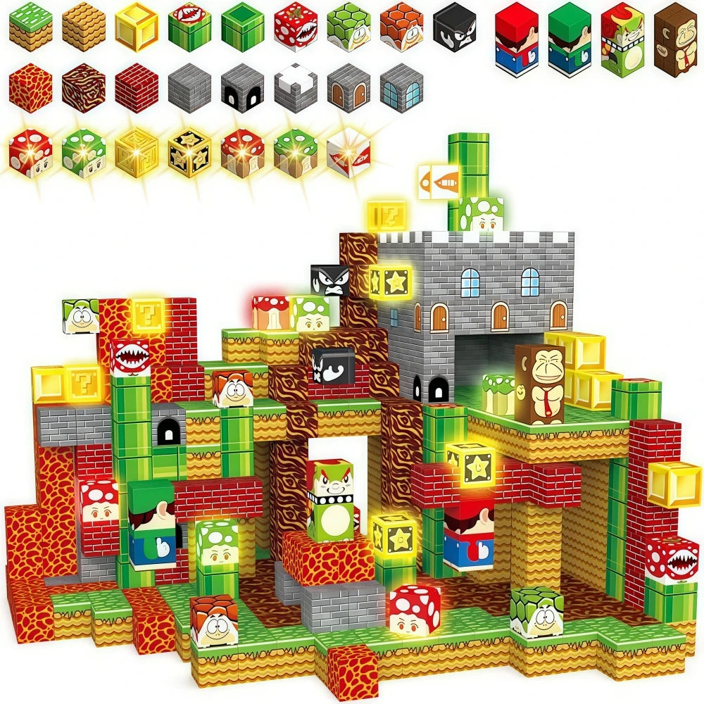 Magnetic Mario Cube Set
