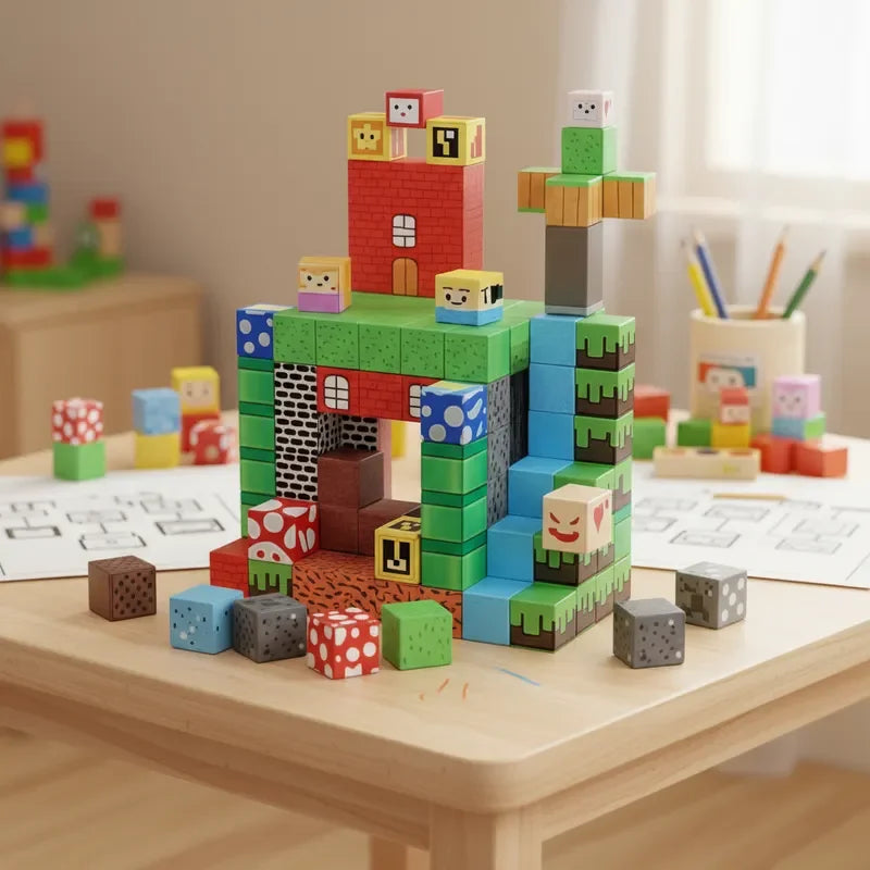 150 Pieces Fantasy Magnetic Castle