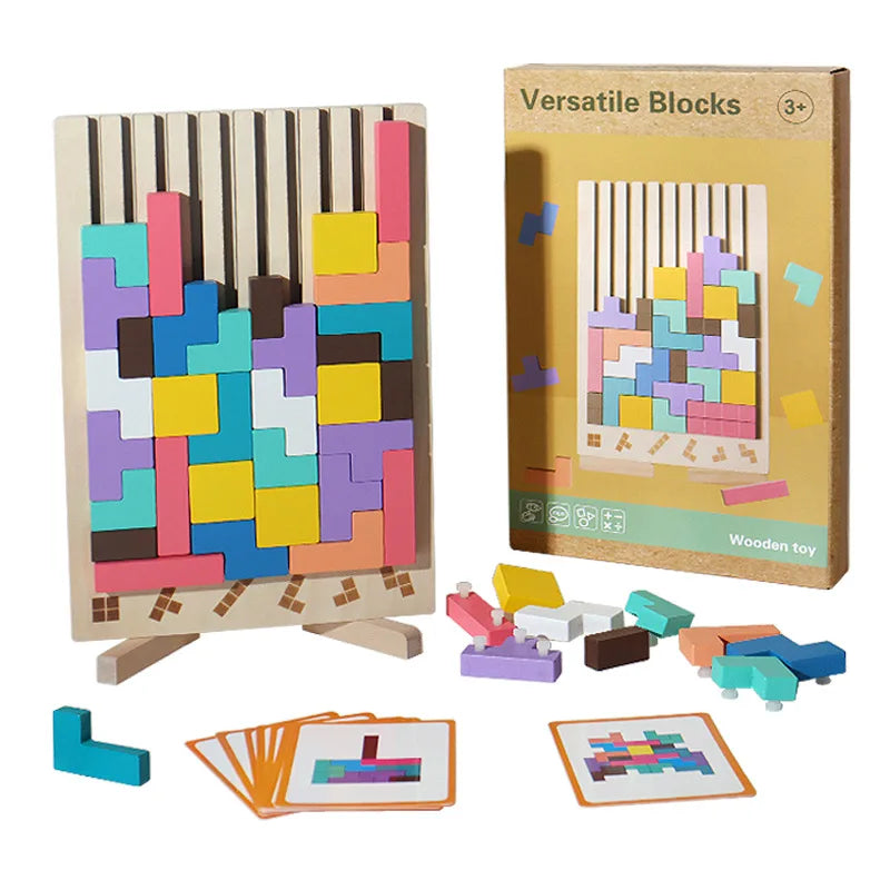 3D Wooden Logic Puzzle