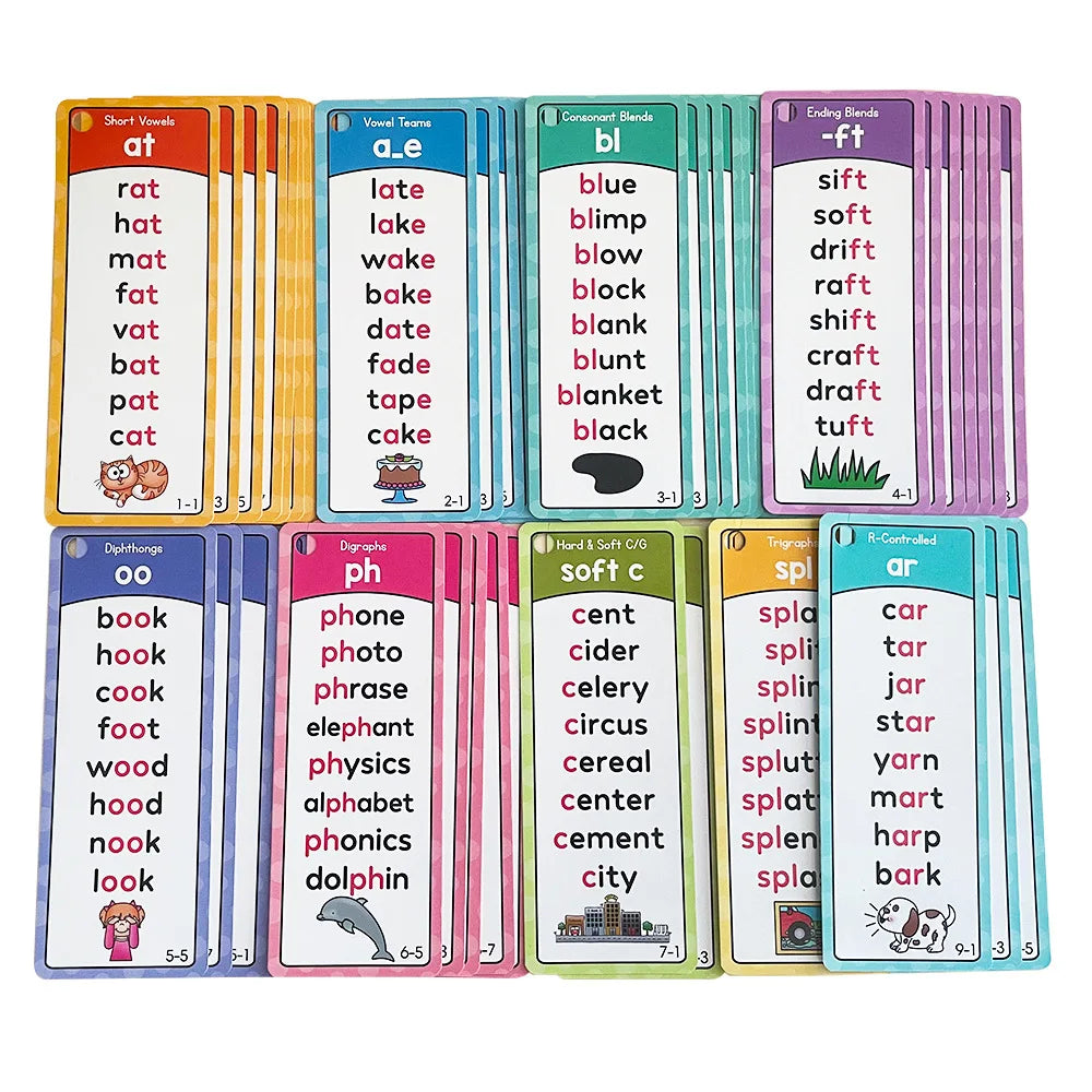 Montessori Phonics Flash Cards