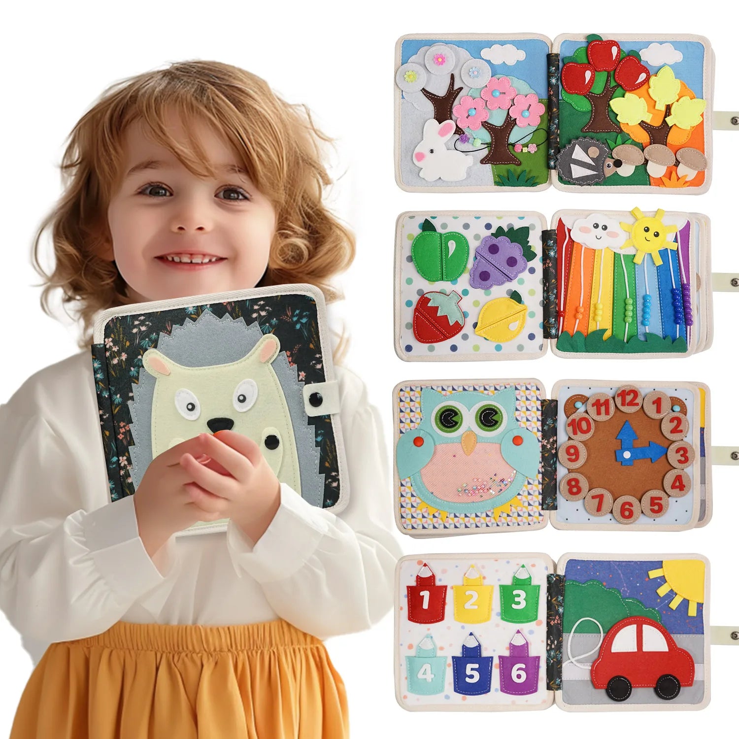 Hedgehog Montessori Busy Board