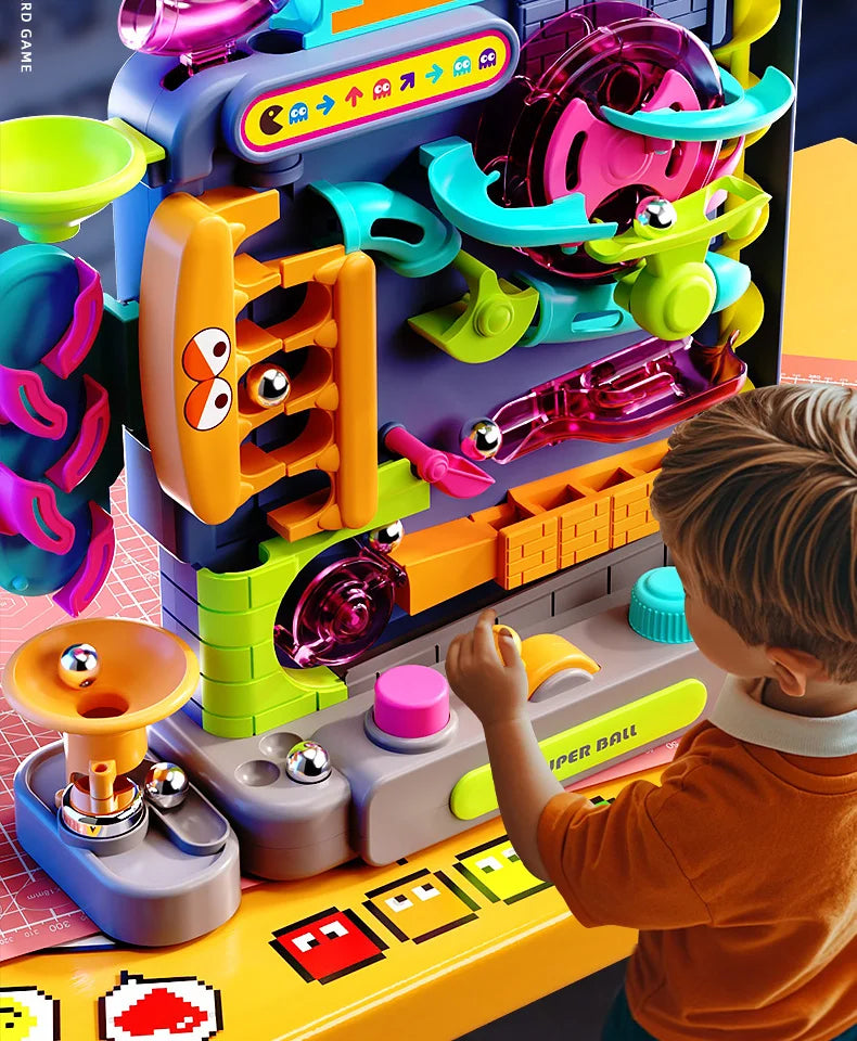 Montessori Rolling Ball Track